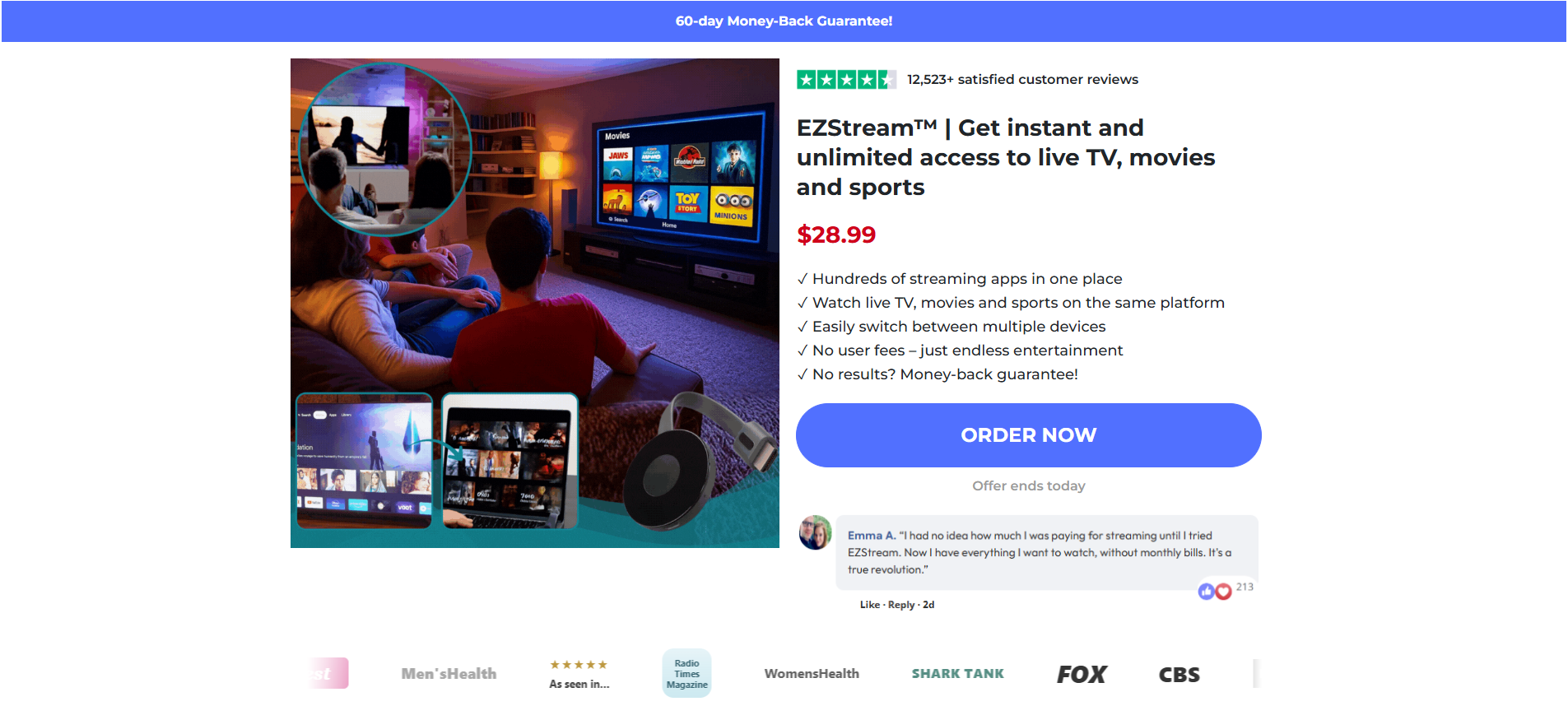 EZStream™ product offer